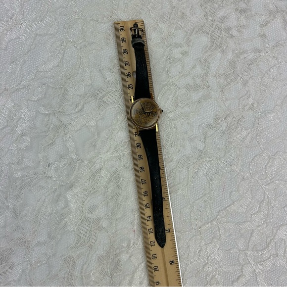 RARE Vintage 1776 1976 BICENTENIAL WITTNAUER COIN BASE 8KT GOLD Women's Watch - Picture 12 of 13